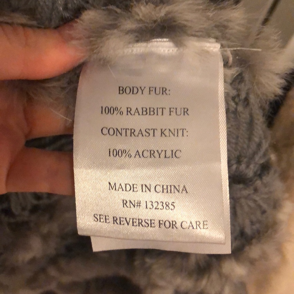 Real Rabbit Fur Vest - Picture 7 of 7